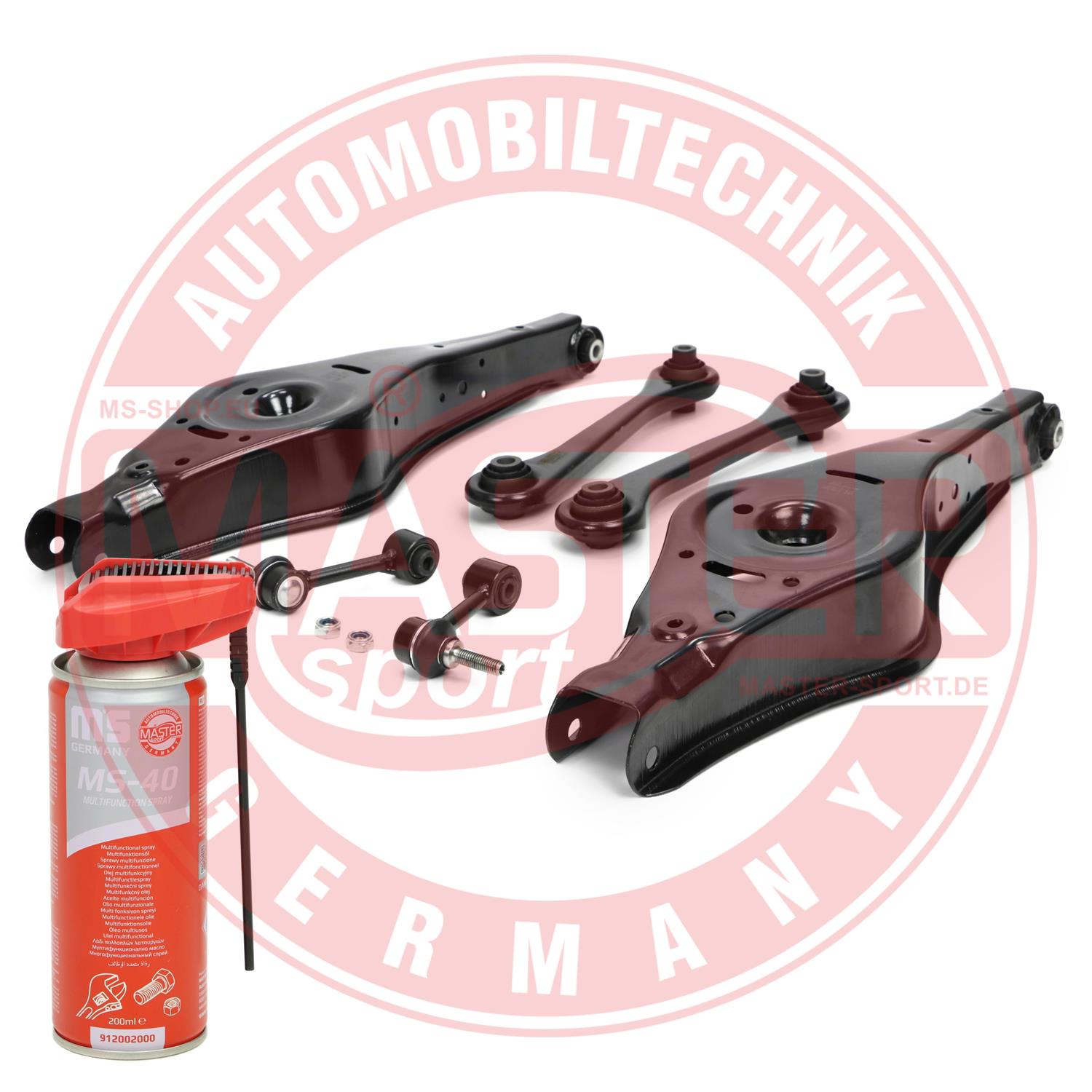 MASTER-SPORT GERMANY 36866/2-KIT-MSP PROMO Σετ τιμονιού, ανάρτηση τροχών Πίσω άξονας Πίσω άξονας αριστερά Πίσω άξονας δεξιά for 